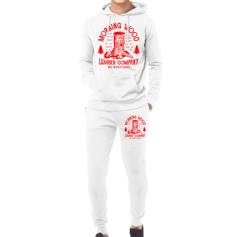 Morning Wood Company Hoodie & Jogger set by GassPoll | Artistshot