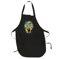 Deer Popart Dripping Paint, Deer Pop Art, Dripping Paint, Deer Drippin Full-length Apron | Artistshot