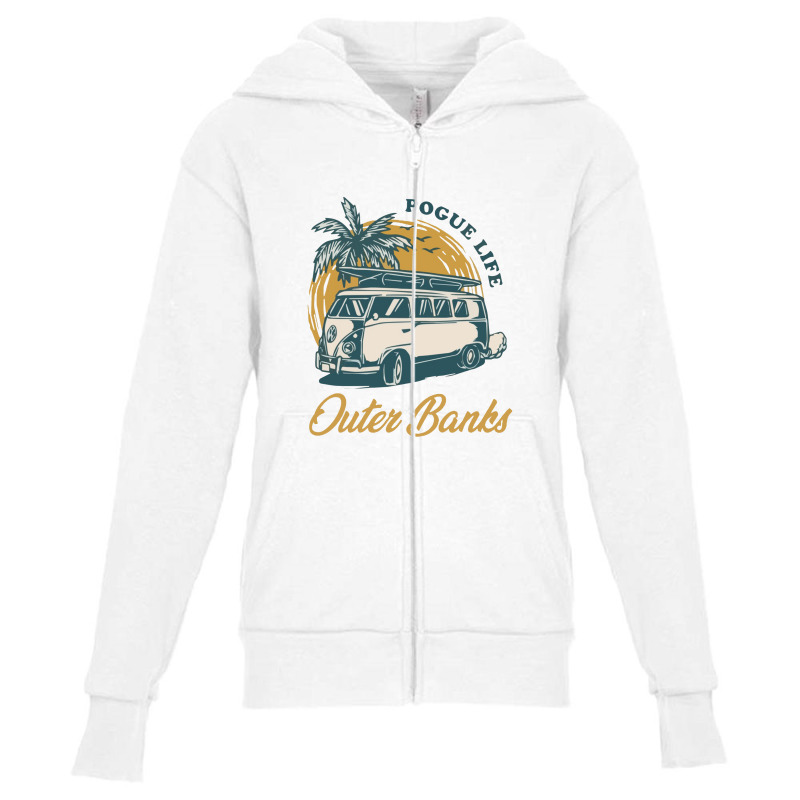 Outer Banks Pogue Life Youth Zipper Hoodie by TheSkulloids | Artistshot