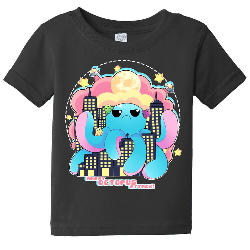 Angry Octopus Attack, Angry Octopus, Attack, Funny Angry Octopus, Angr Baby Tee by SHOPTTTTR5 | Artistshot