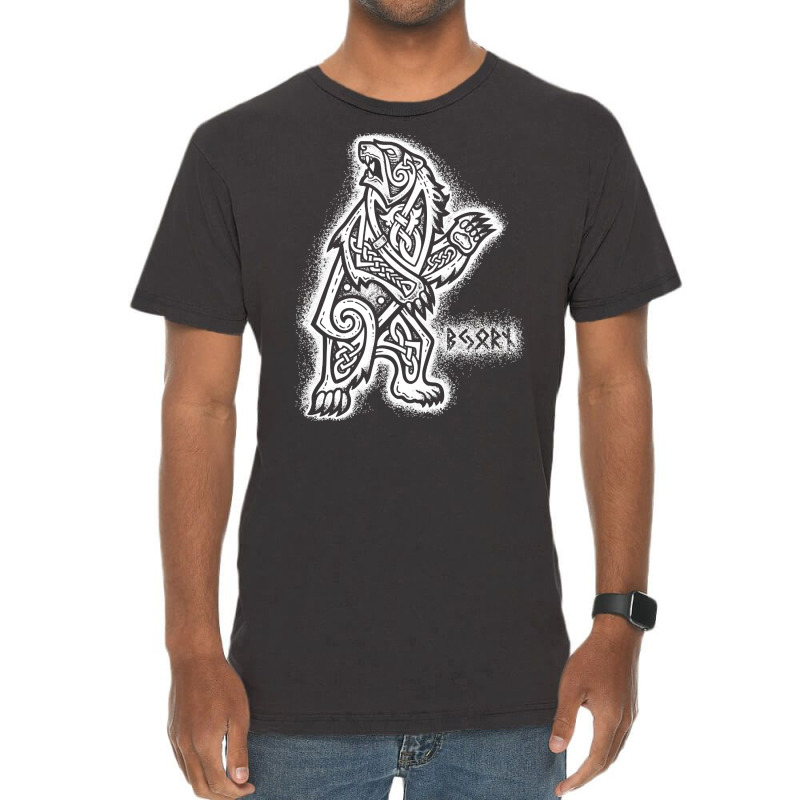 Bjorn The Bear, Bjorn The Bear Vintage, Bjorn The Bear Lover, Warrior, Vintage T-shirt | Artistshot