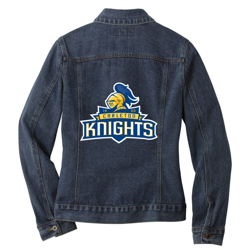 Carleton College Knights Ladies Denim Jacket by ayiayimg | Artistshot