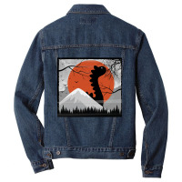 Black Dinosaur Under The Sun, Black Dinosaur, The Sun, Black Dinosaur  Men Denim Jacket | Artistshot