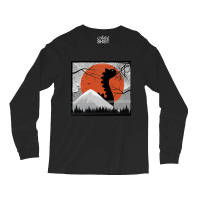 Black Dinosaur Under The Sun, Black Dinosaur, The Sun, Black Dinosaur  Long Sleeve Shirts | Artistshot