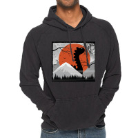 Black Dinosaur Under The Sun, Black Dinosaur, The Sun, Black Dinosaur  Vintage Hoodie | Artistshot