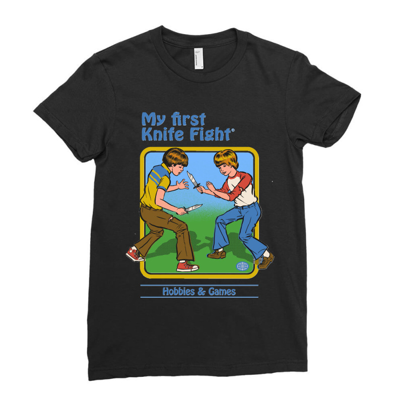 My First Knife Fight Classic Ladies Fitted T-Shirt by cm-arts | Artistshot