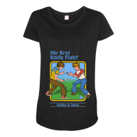 My First Knife Fight Classic Maternity Scoop Neck T-shirt | Artistshot