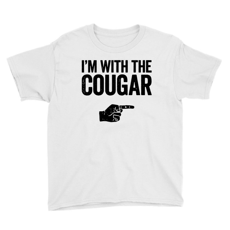 Im With The Cougar Youth Tee by Yellowbubbles | Artistshot