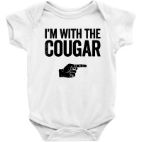 Im With The Cougar Baby Bodysuit | Artistshot