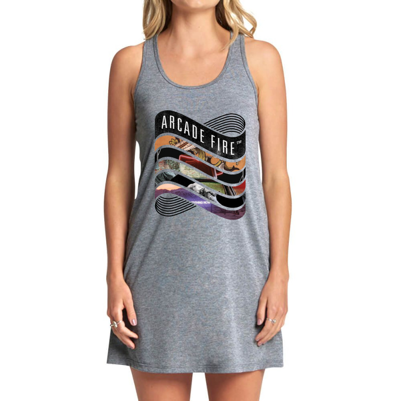 Arcade Fire Discography Tank Dress by IsabellaPerry | Artistshot