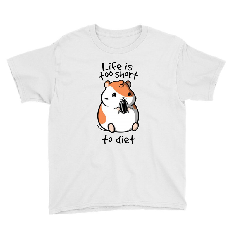 Life Is Too Short To Diet For Light Youth Tee | Artistshot