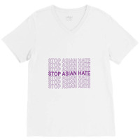 Stop Asian Hate Asian Lives Matter V-neck Tee | Artistshot