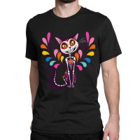 The Day Of The Dead Colored Cat Classic T-shirt | Artistshot