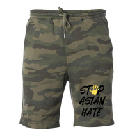 Stop Asian Hate Fleece Short | Artistshot