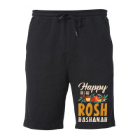 Happy Rosh Hashanah Shofar Jews Holiday Jewish New Year T Shirt Fleece Short | Artistshot