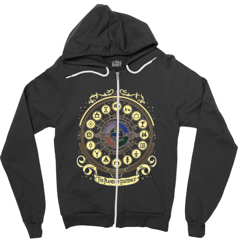 The Planes Of Existence Zipper Hoodie | Artistshot