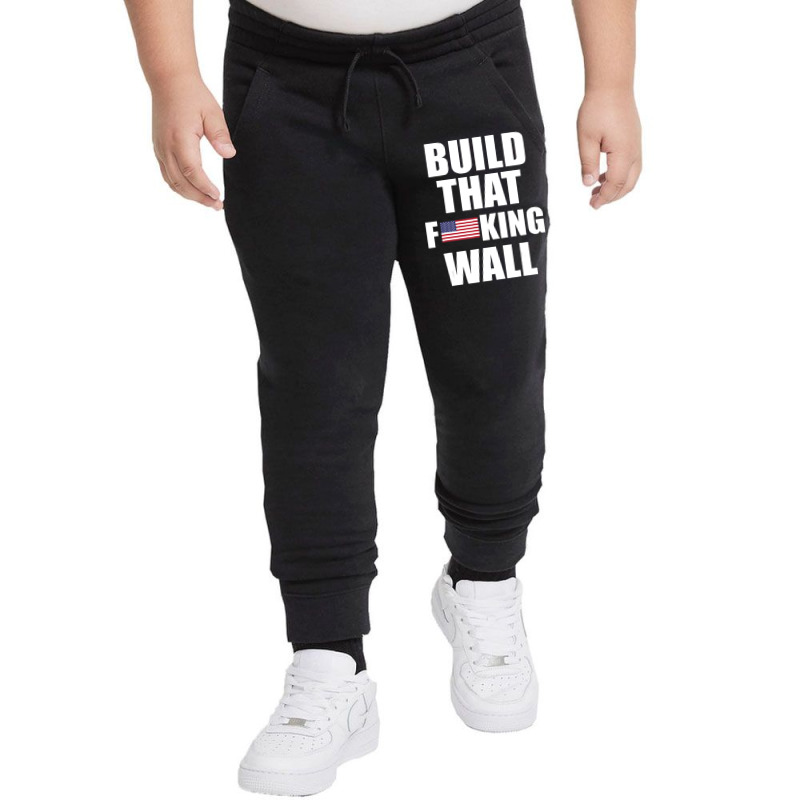 Build The Wall Donald Trump Rally Youth Jogger | Artistshot