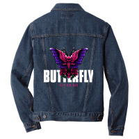 Butterfly Fly Or Die, Butterfly Fly Or Die Vintage, Butterfly Fly Or D Men Denim Jacket | Artistshot