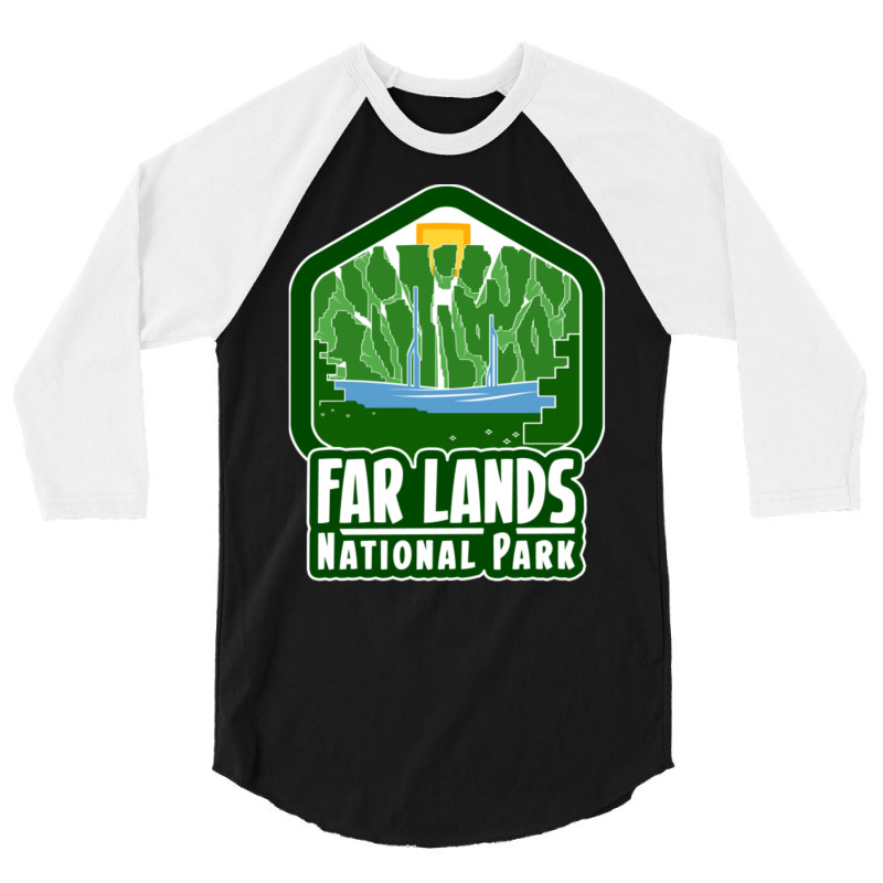 Far Lands National Park 3/4 Sleeve Shirt | Artistshot