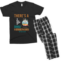 There's A Million Books I Haven't Read Men's T-shirt Pajama Set | Artistshot