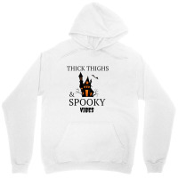 Thick Thighs And Spooky Vibes Unisex Hoodie | Artistshot