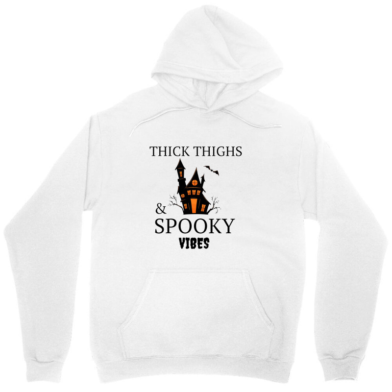 Thick Thighs And Spooky Vibes Unisex Hoodie | Artistshot