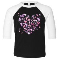 Butterfly Heart Pattern, Butterfly Heart Pattern Vintage, Butterfly He Toddler 3/4 Sleeve Tee | Artistshot