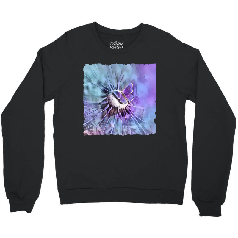 Butterfly In Spring Colors, Butterfly In Spring, Butterfly Spring, But Crewneck Sweatshirt by SHOPTTTTR5 | Artistshot