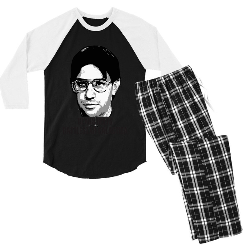 Bears, Beets, Battlestar Galactica   (3) Men's 3/4 Sleeve Pajama Set by cm-arts | Artistshot