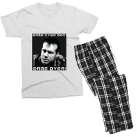 Game Over Man Game Over Quote Men's T-shirt Pajama Set | Artistshot