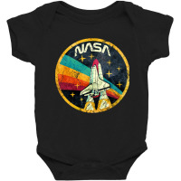 Usa Space Agency Vintage Colors V03 Baby Bodysuit | Artistshot