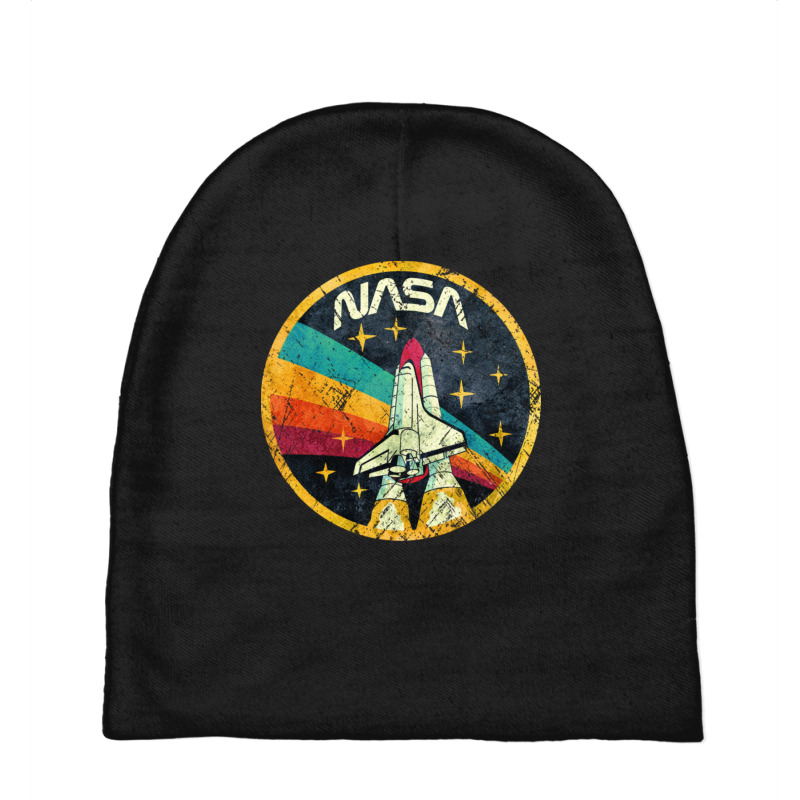 Usa Space Agency Vintage Colors V03 Baby Beanies by cm-arts | Artistshot