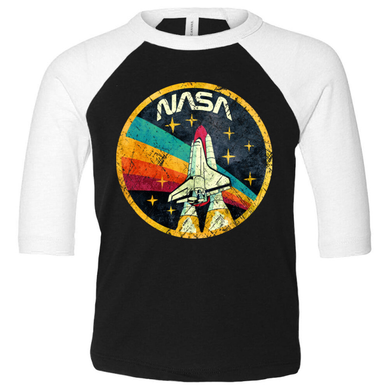 Usa Space Agency Vintage Colors V03 Toddler 3/4 Sleeve Tee by cm-arts | Artistshot