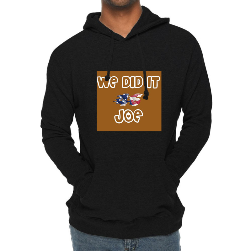 We Did It Joe Lightweight Hoodie | Artistshot