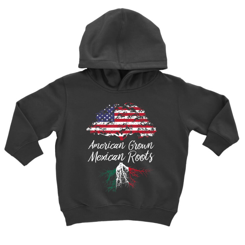 American Grown With Mexican Roots Born In Mexico Toddler Hoodie by cm-arts | Artistshot