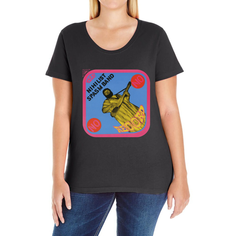 Nihilist Bandone Ladies Curvy T-Shirt by AlainaRoberts | Artistshot