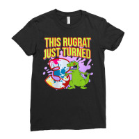 Mademark X Rugrats Womens This Rugrat Just Turned 3 3rd Birthday Party Ladies Fitted T-shirt | Artistshot