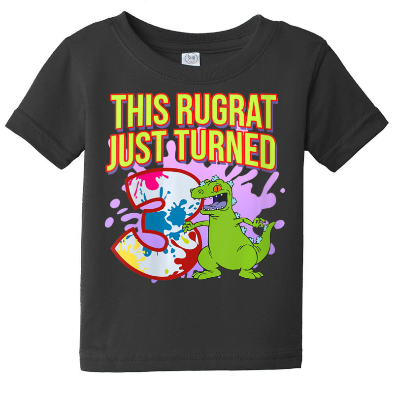 Mademark X Rugrats Womens This Rugrat Just Turned 3 3rd Birthday Party Baby Tee by Kandurip541 | Artistshot