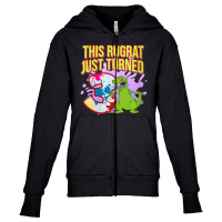 Mademark X Rugrats Womens This Rugrat Just Turned 3 3rd Birthday Party Youth Zipper Hoodie | Artistshot