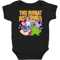 Mademark X Rugrats Womens This Rugrat Just Turned 3 3rd Birthday Party Baby Bodysuit | Artistshot