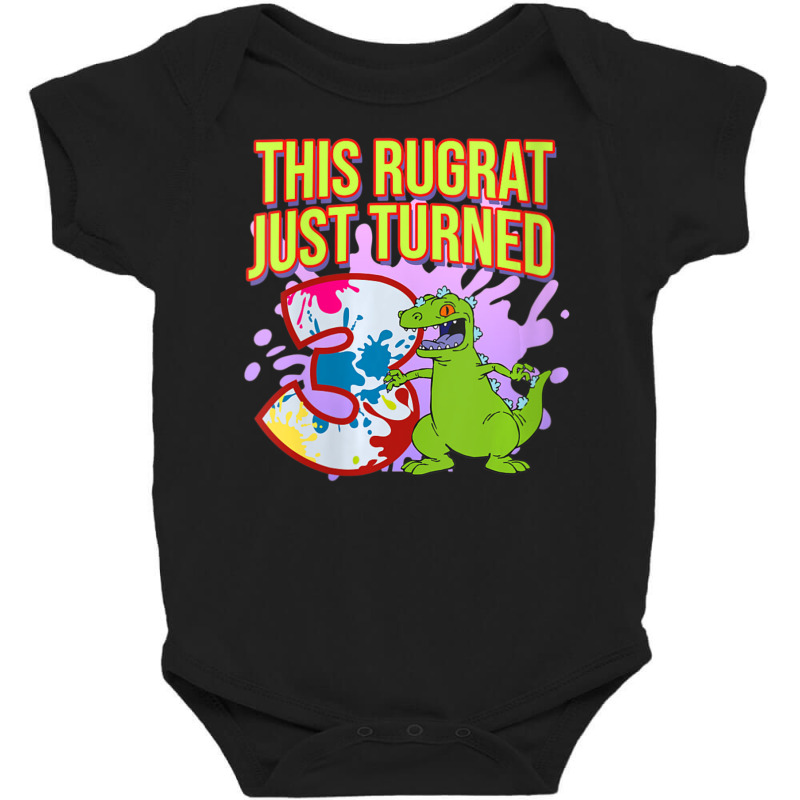 Mademark X Rugrats Womens This Rugrat Just Turned 3 3rd Birthday Party Baby Bodysuit by Kandurip541 | Artistshot