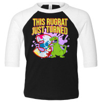 Mademark X Rugrats Womens This Rugrat Just Turned 3 3rd Birthday Party Toddler 3/4 Sleeve Tee | Artistshot