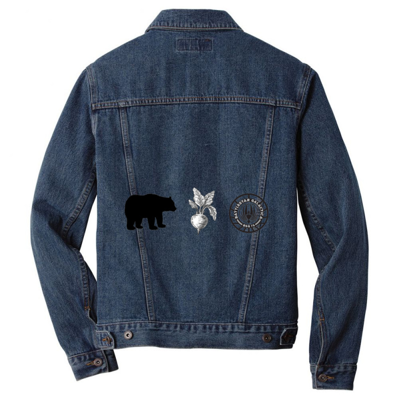 Bears. Beets. Battlestar Galactica. - The Office Men Denim Jacket by cm-arts | Artistshot