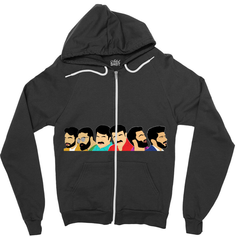 Mallu Superstars Zipper Hoodie by KENNETHPACLING | Artistshot