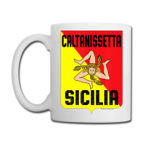 Caltanissetta Sicilia Sicily Flag Trinacria Province Coffee Mug | Artistshot