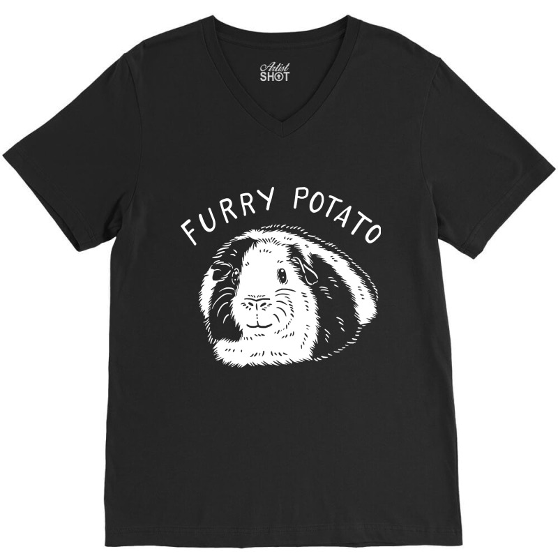 Guinea Pig Furry Potato, Guinea Pig Furry Potato Vintage,  Guinea Pig  V-neck Tee | Artistshot