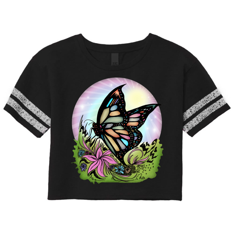 Butterfly Serenity, Butterfly Serenity Vintage, Butterfly Serenity Lov Scorecard Crop Tee by SHOPTTTTR5 | Artistshot