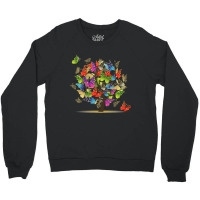 Butterfly Tree Beautiful, Butterfly Tree, Beautiful, Butterfly Tree Vi Crewneck Sweatshirt | Artistshot