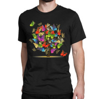 Butterfly Tree Beautiful, Butterfly Tree, Beautiful, Butterfly Tree Vi Classic T-shirt | Artistshot