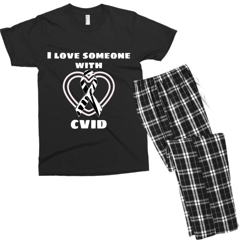 Cvid Awareness I Love Someone With Cvid Men's T-shirt Pajama Set | Artistshot